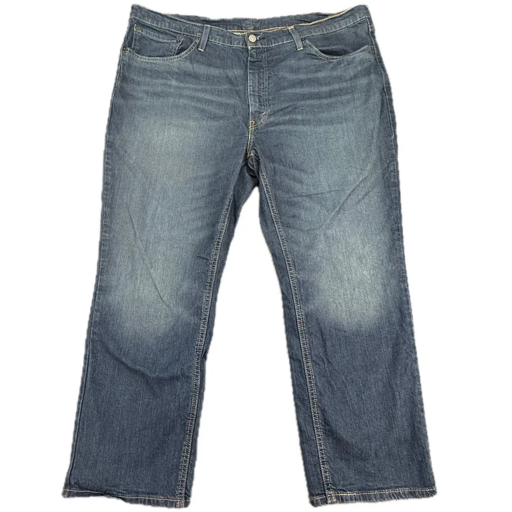 Levi's 541 Athletic Taper Jeans Mens 44x29 Blue Denim Stretch 18757-0003